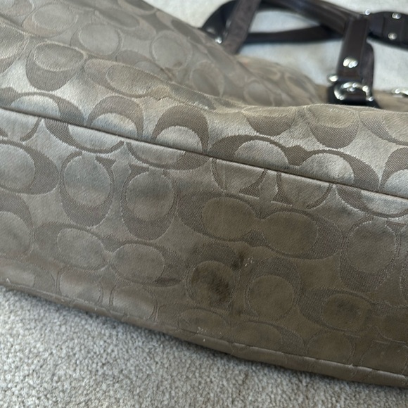 Coach Signature Brown Carryall - Picture 7 of 7